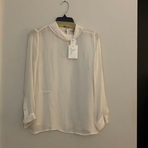 JOIE 100% silk porcelain blouse. Never worn